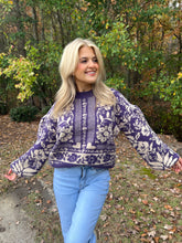 Load image into Gallery viewer, Vintage puff sleeve sweater
